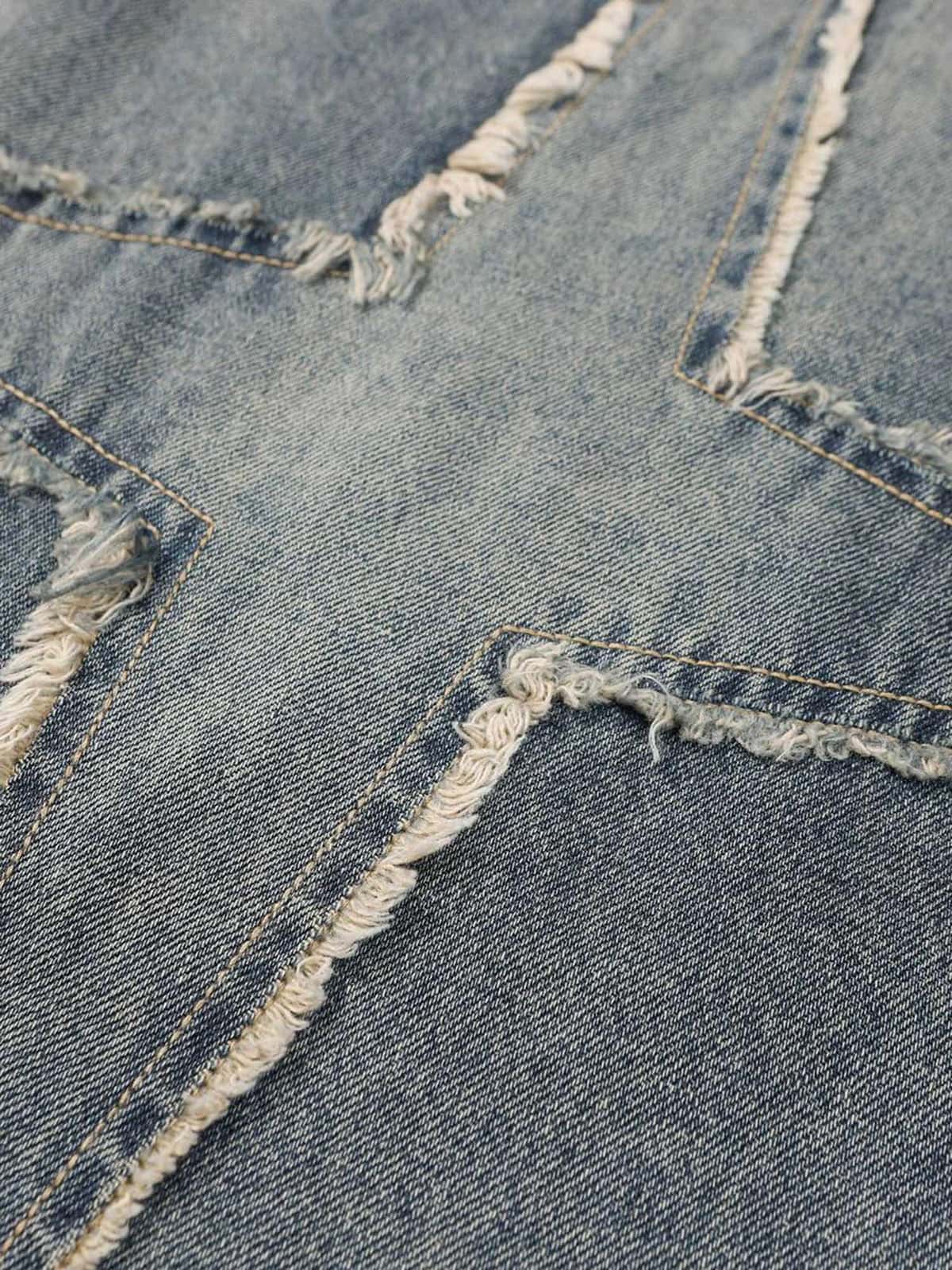 High Street Star Washed Jeans - 2150 - Image 14