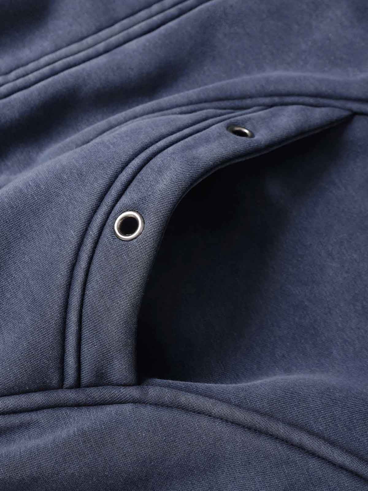 Wasteland Style Washed Zipper Up Sweatshirt - Image 10