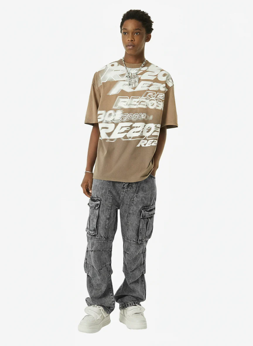 Thesupermade American Street Style Washed Distressed Work Jeans - 2354 - Image 6