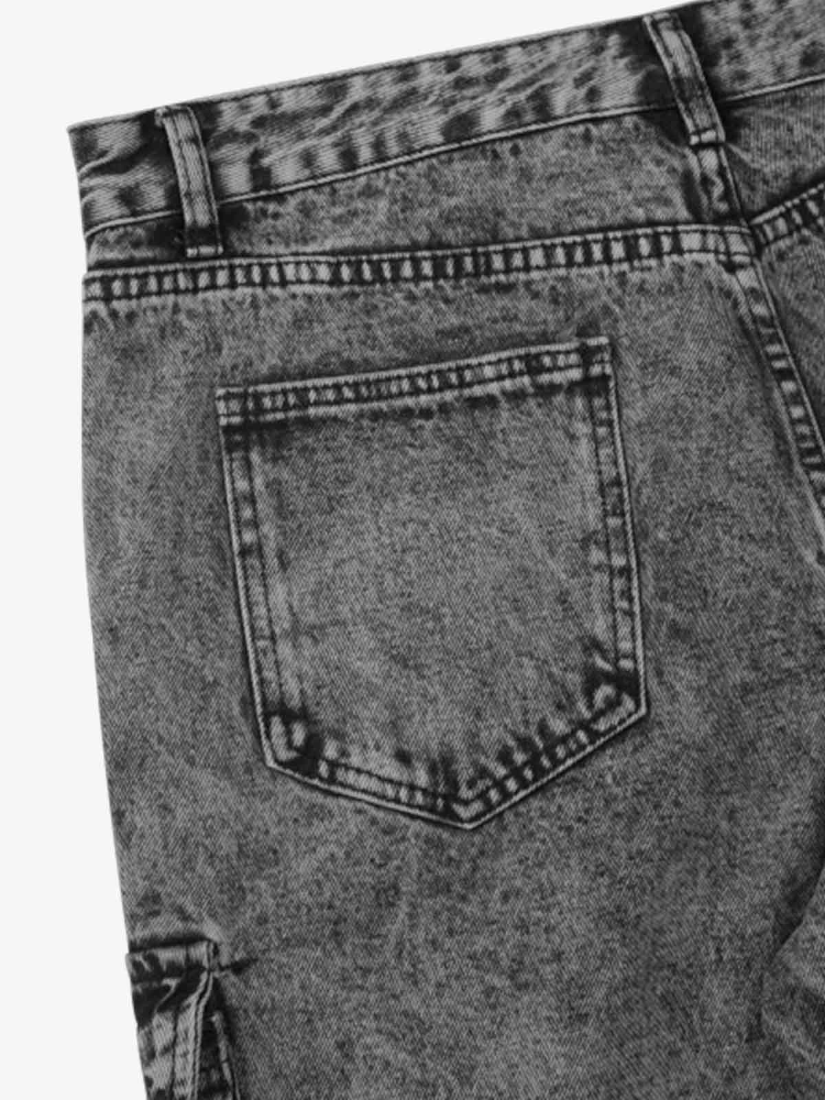 Thesupermade American Street Style Washed Distressed Work Jeans - 2354 - Image 9