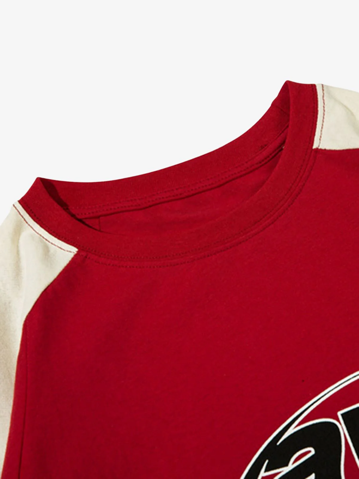 Color-Blocked Strip Racing T-shirt - 2076 - Image 9