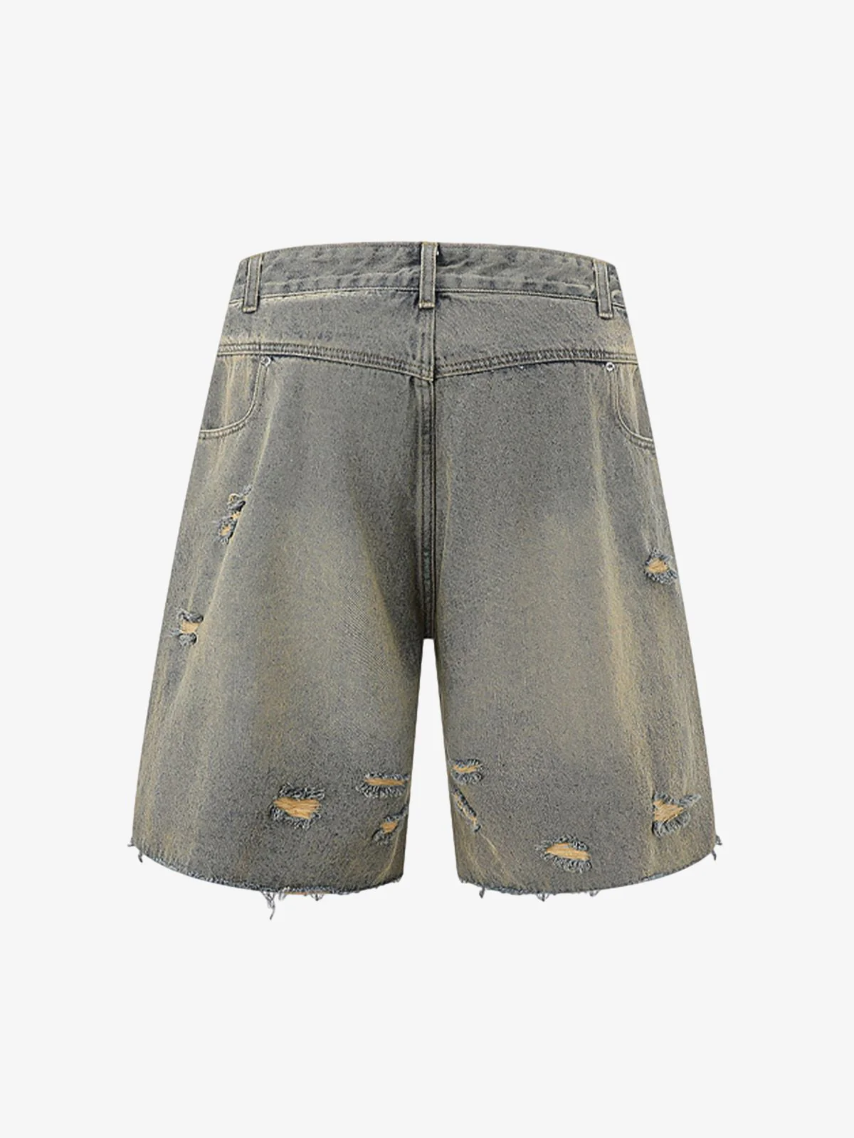 Denim Distressed Ripped Suit - 2460 - Image 14