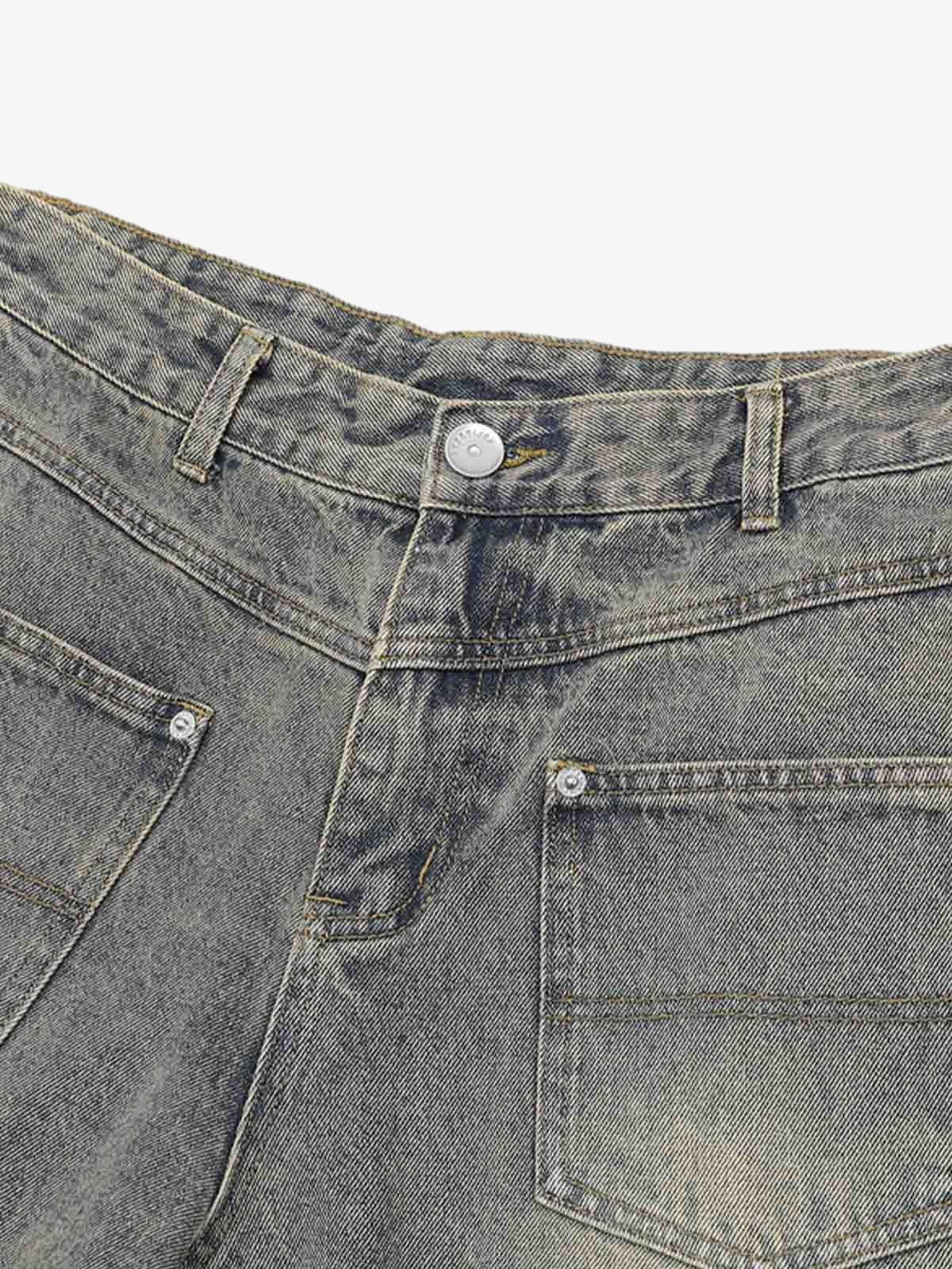 Denim Distressed Ripped Suit - 2460 - Image 17