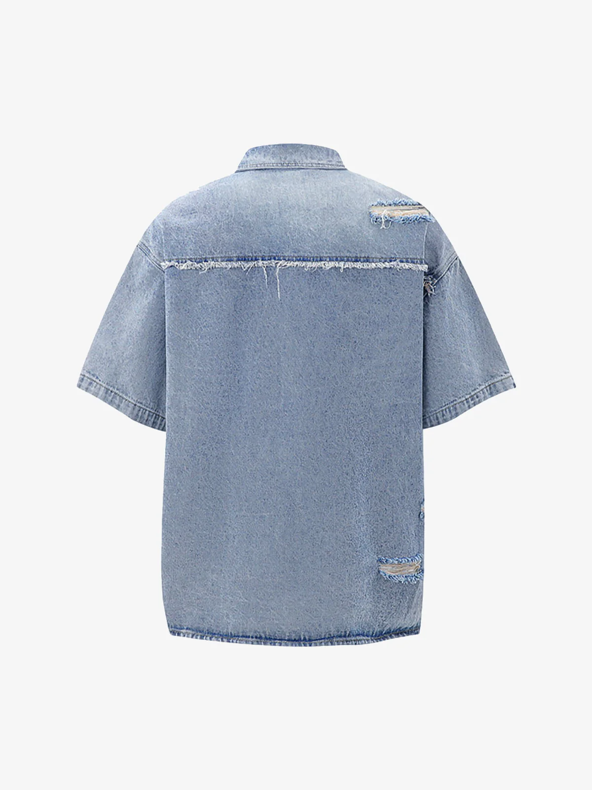 Denim Distressed Ripped Suit - 2460 - Image 24