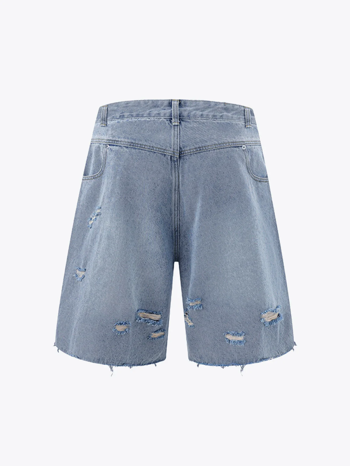 Denim Distressed Ripped Suit - 2460 - Image 27