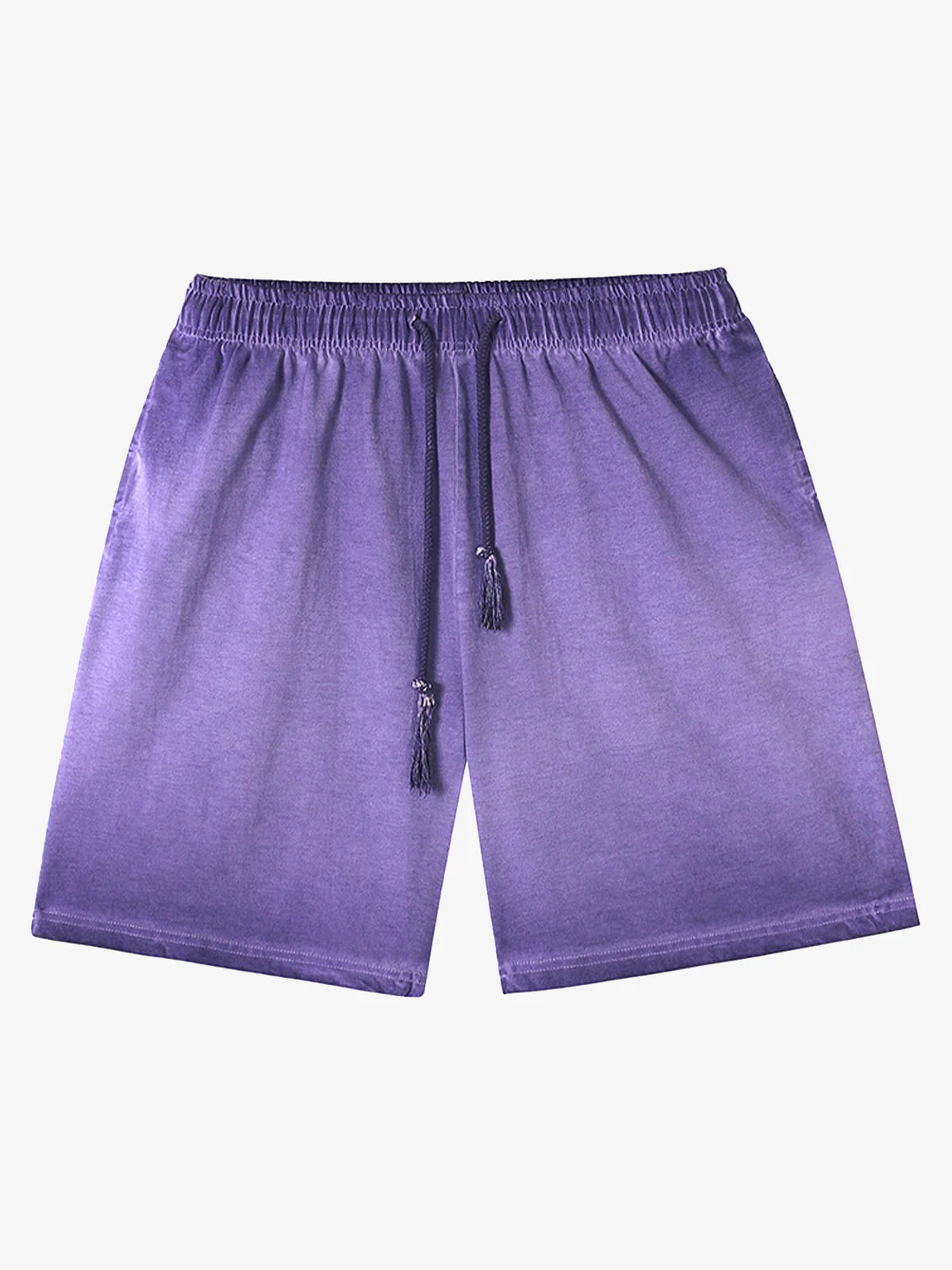 Distressed Washed Drawstring Shorts - Image 3