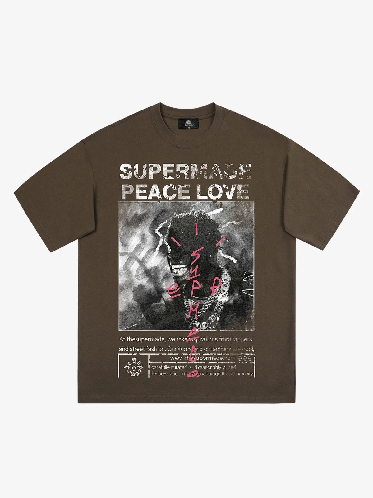 Thesupermade Gangsta Rapper Oversize Graphic T-shirt  - 1990 - Image 20