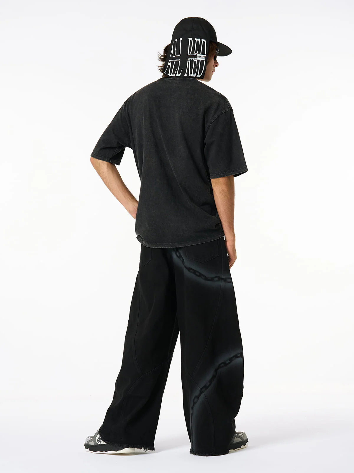 Thesupermade Gangsta Rapper Oversize Graphic T-shirt  - 1990 - Image 7