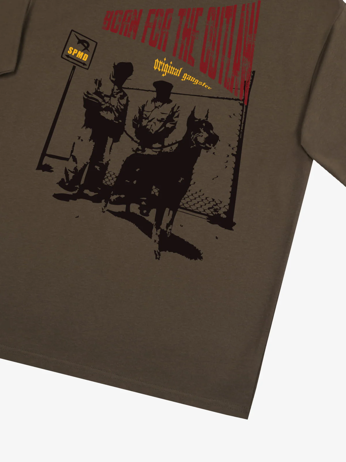 Original “Born for the Outlaw” Graphic Print T-Shirt - Image 5