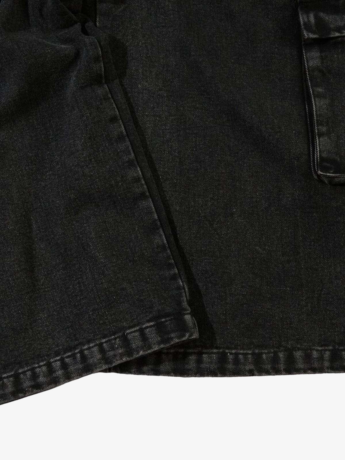 Grommet Design Multi-Pocket Cargo Jeans - Image 10