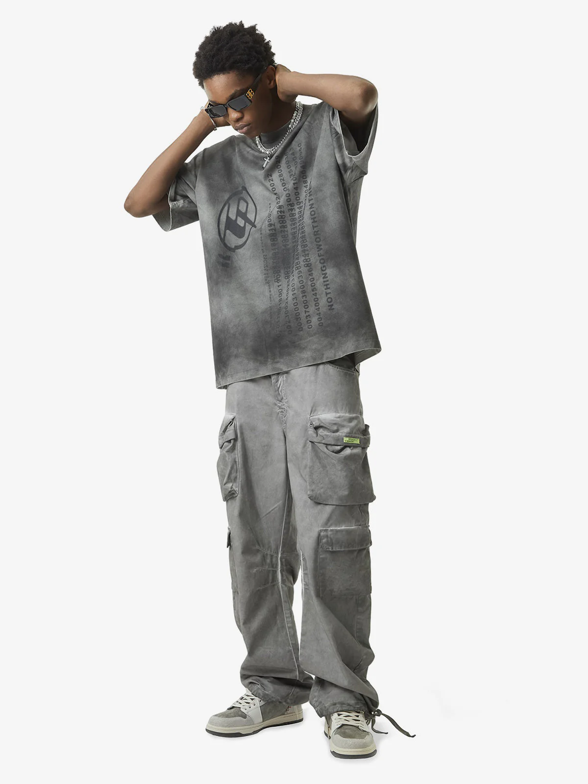 Thesupermade Vintage Wasteland Style Multi Pocket Work Pants - Image 12