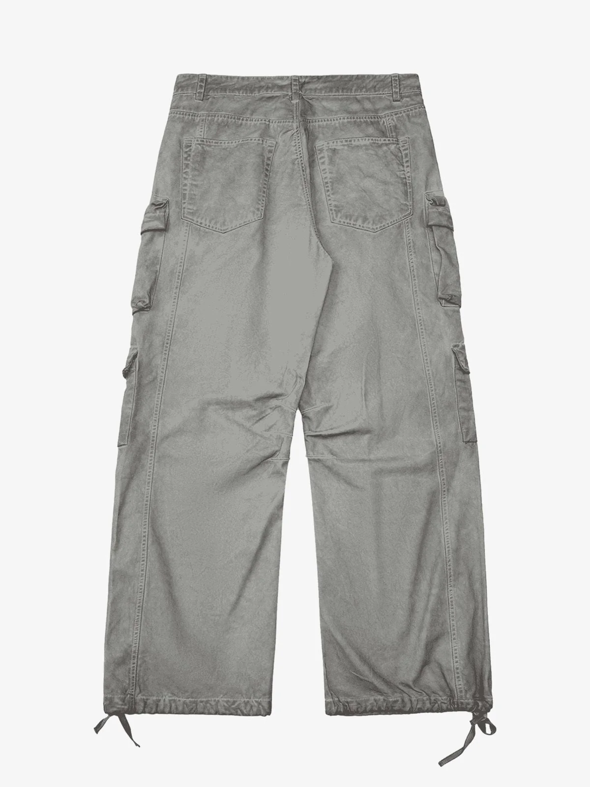 Thesupermade Vintage Wasteland Style Multi Pocket Work Pants - Image 3