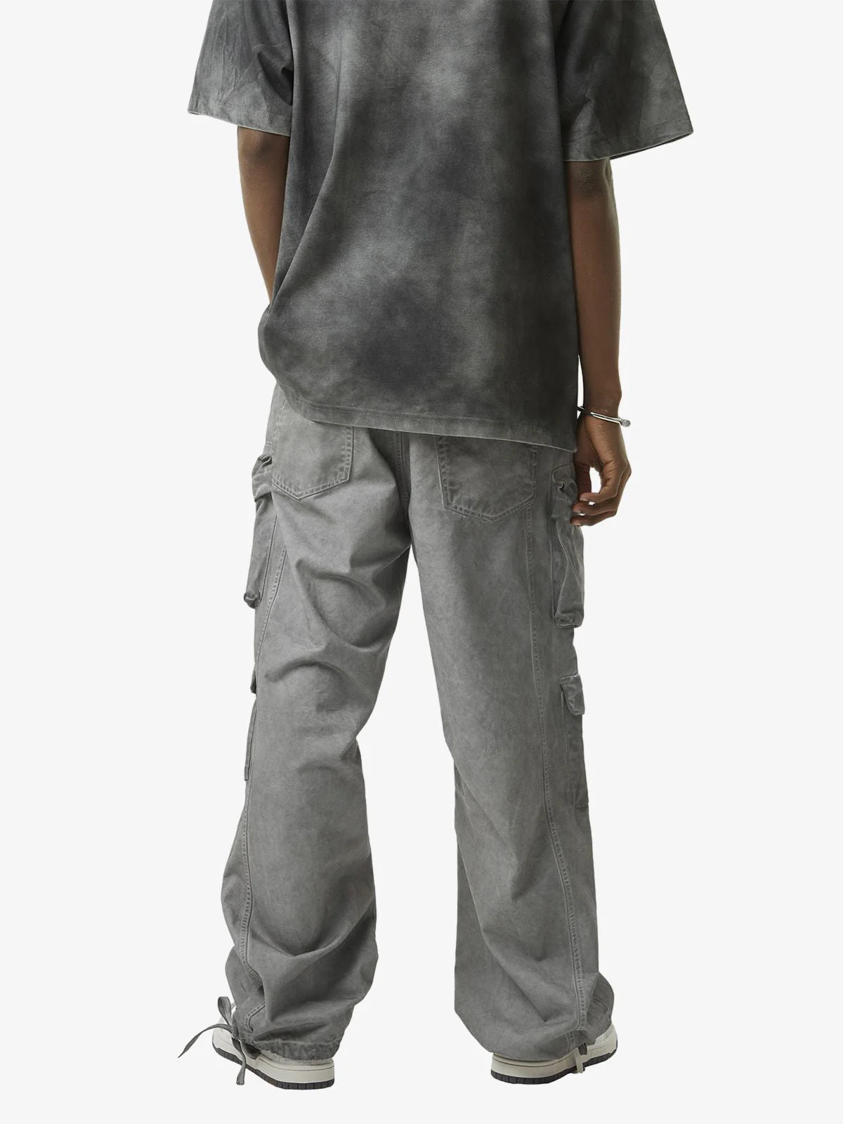 Thesupermade Vintage Wasteland Style Multi Pocket Work Pants - Image 6