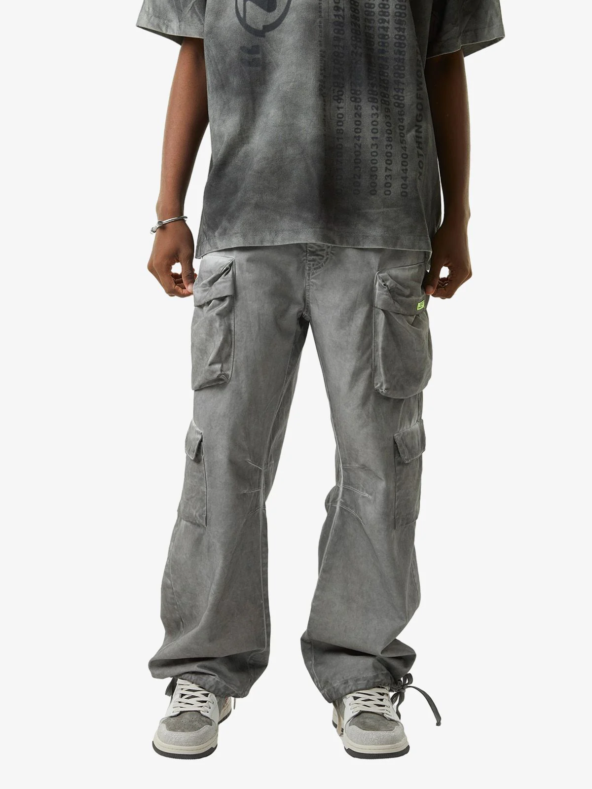 Thesupermade Vintage Wasteland Style Multi Pocket Work Pants - Image 7