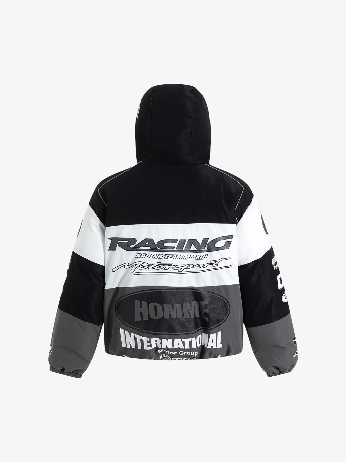 Thesupermade Motorcycle Racing Puffer Jacket - Image 2