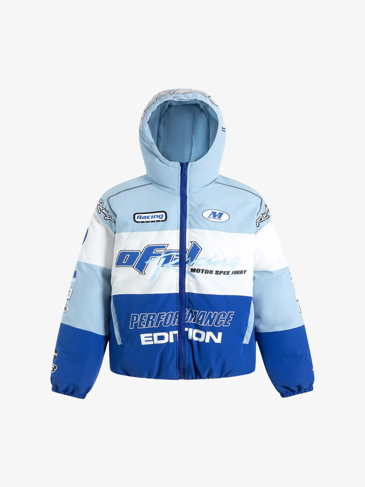 Thesupermade Motorcycle Racing Puffer Jacket - Image 3