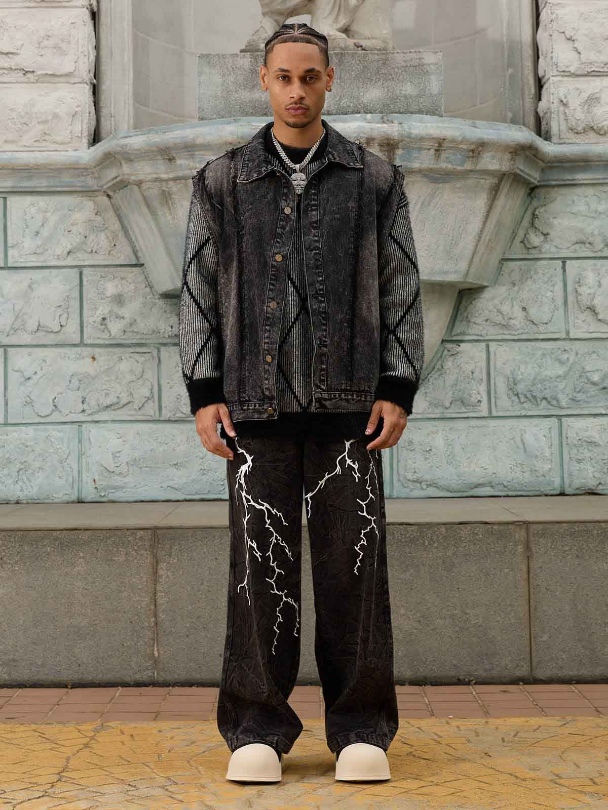 Thesupermade High Street Hip-hop Distressed Washed Jeans - 2185 - Image 12