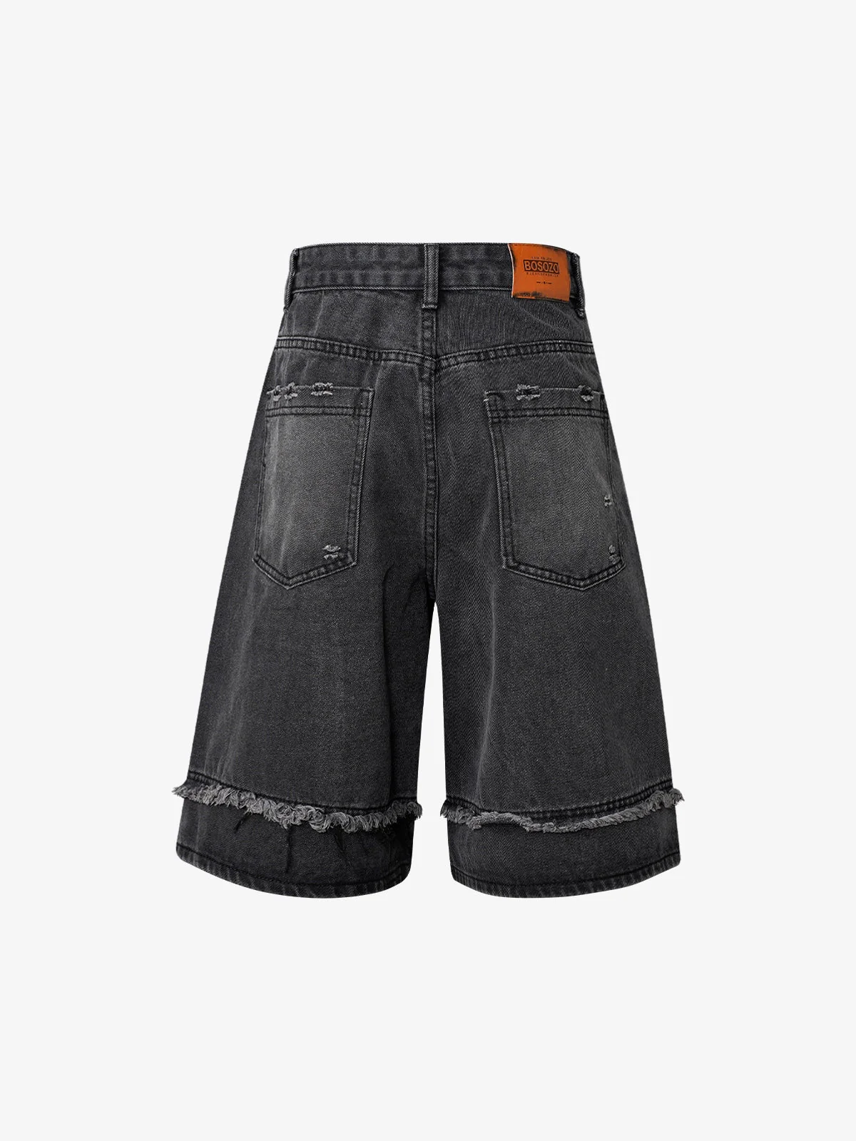 Thesupermade High Street Washed Distressed Denim Shorts - 2100 - Image 3