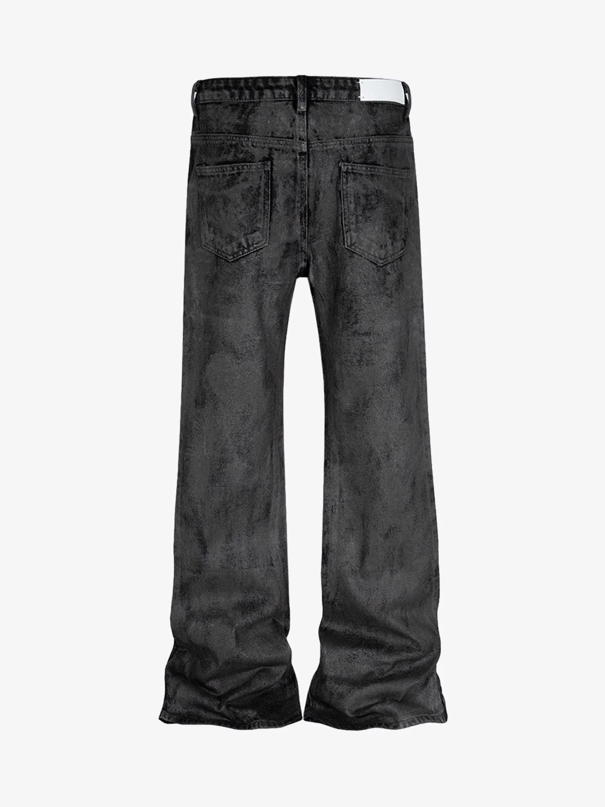 Retro Hand-Brushed Glitter Flare Jeans - Image 2