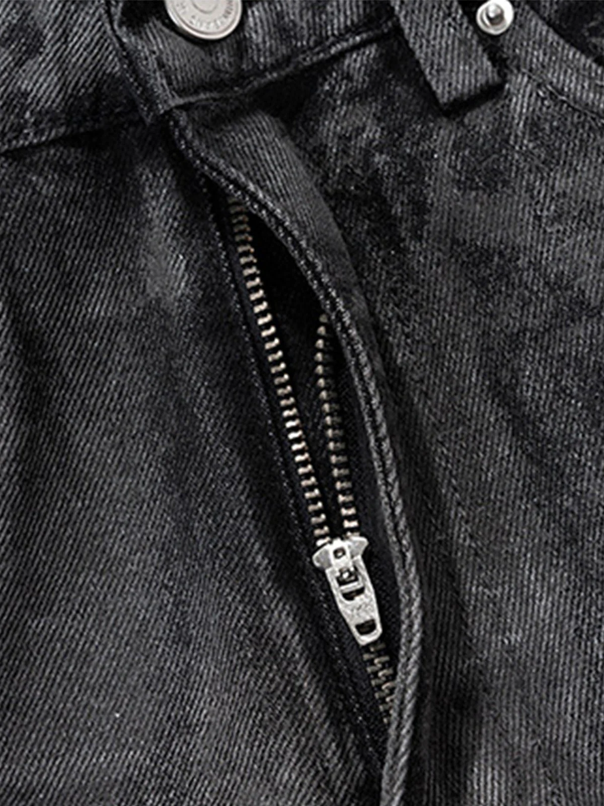 Retro Hand-Brushed Glitter Flare Jeans - Image 6