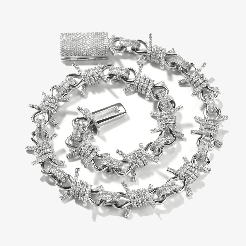Punk Style Knot Hotfix Rhinestone Bracelet - Image 8