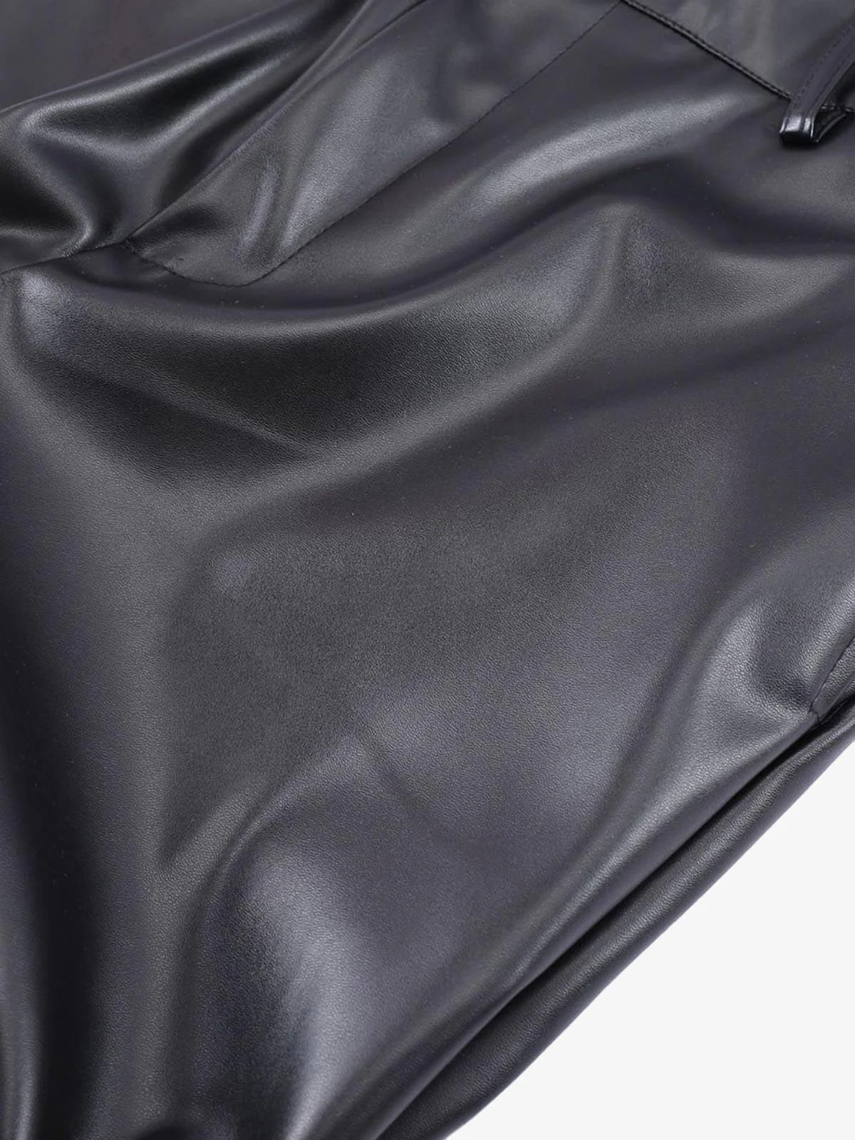 Thesupermade Punk Style Pleated Leather Pants - 2195 - Image 12
