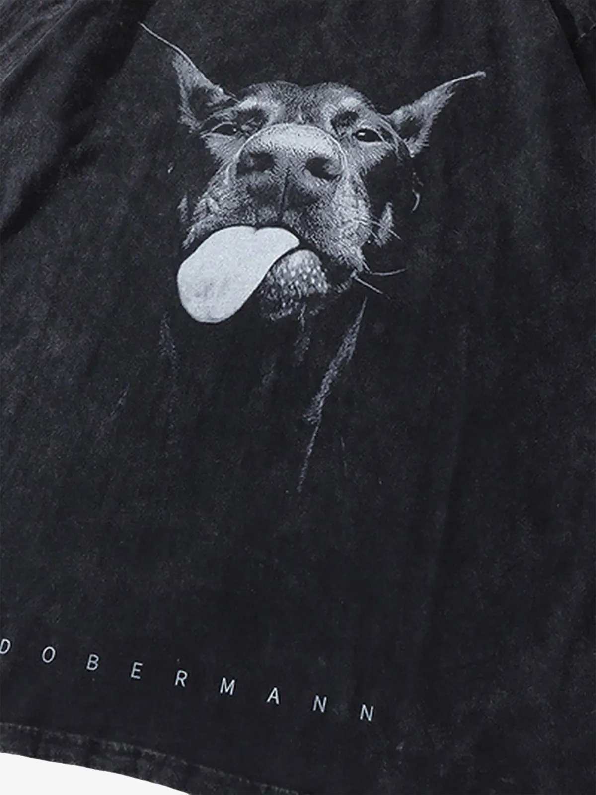 Thesupermade Retro Hip-hop Doberman Print T-shirt - 2172 - Image 6