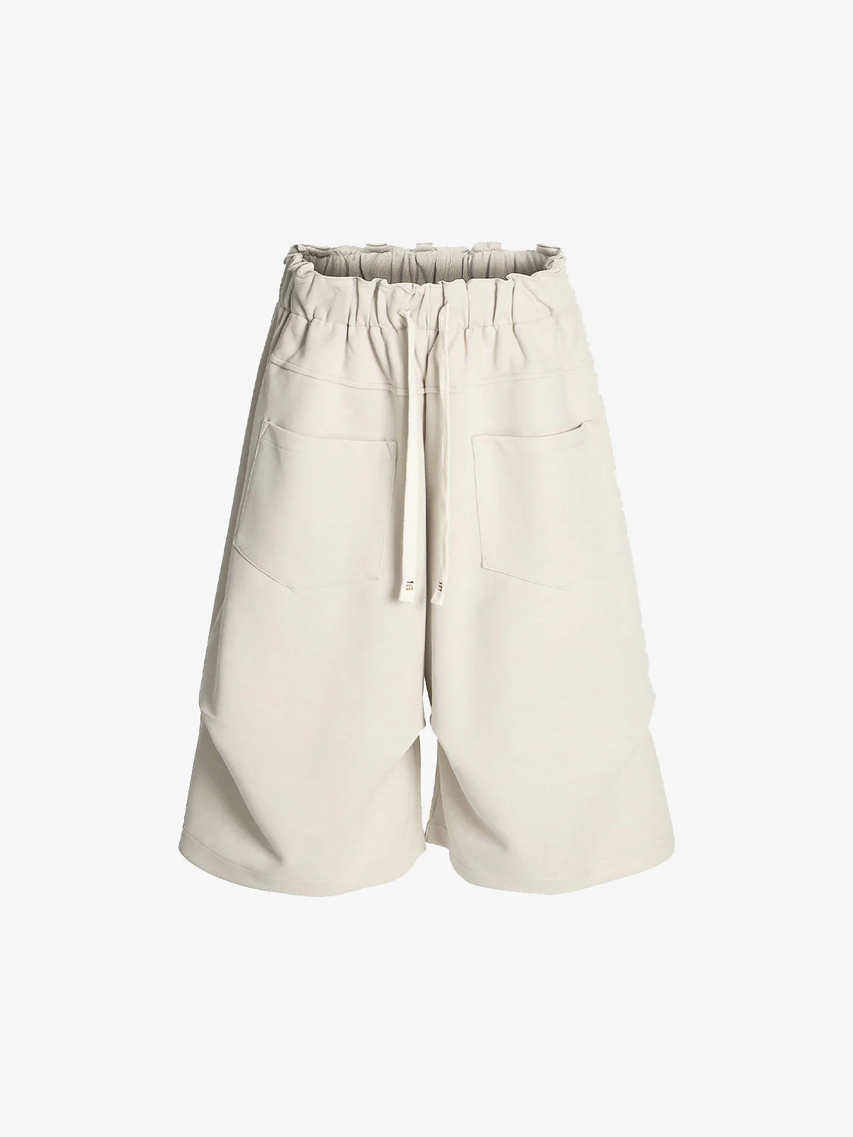Side Pockets Drawstring Waist Casual Jorts - Image 2