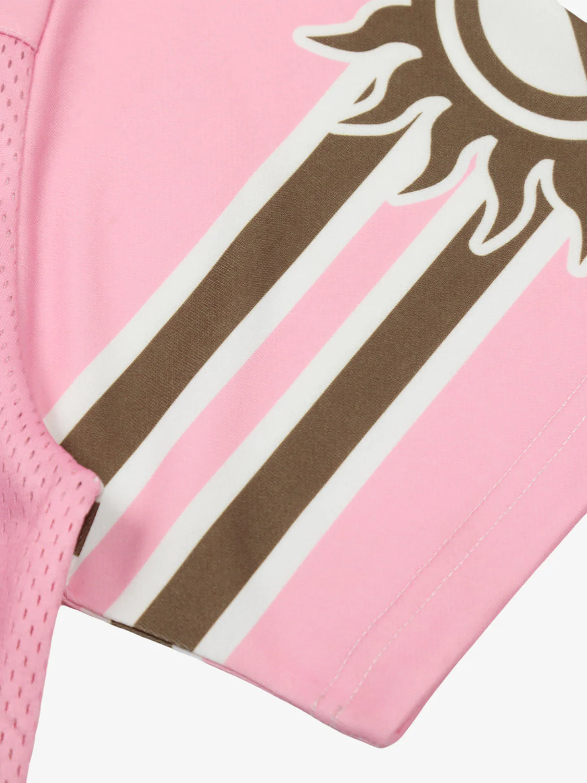 Pink Flame Print Jersey T-shirt - 2390 - Image 9