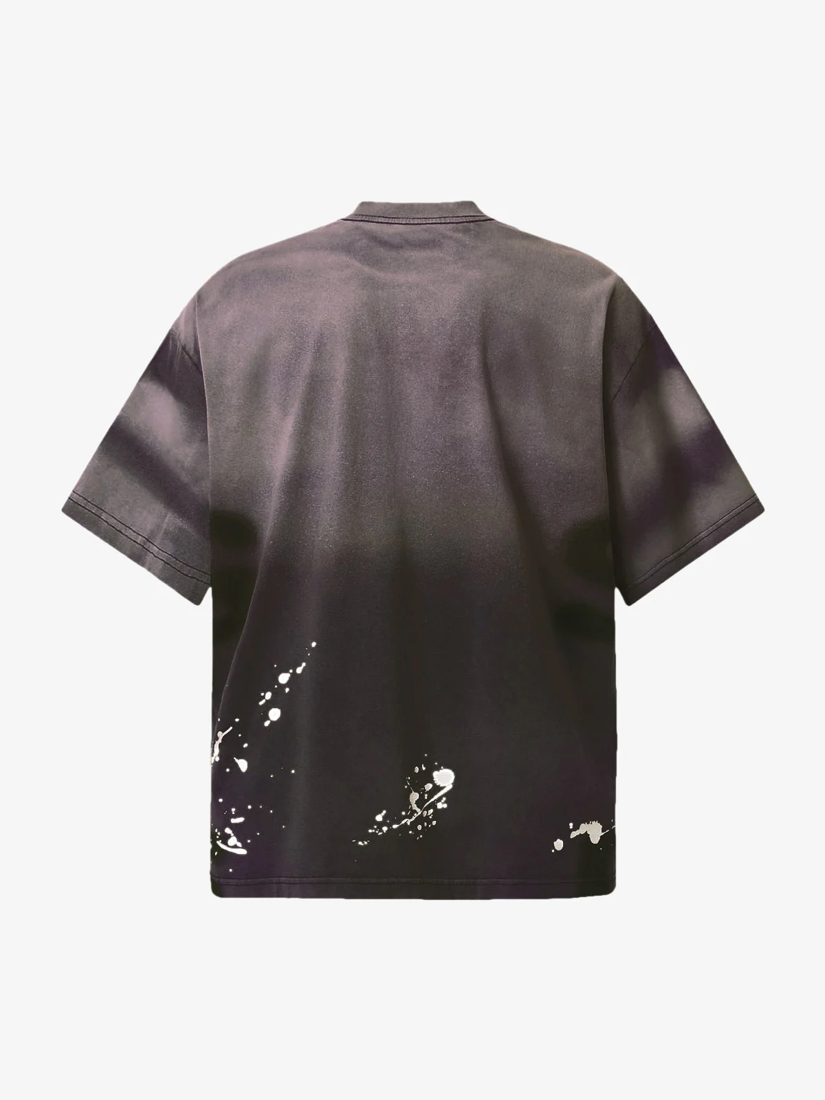 Ink Splash Letter Print T-shirt - 2414 - Image 11