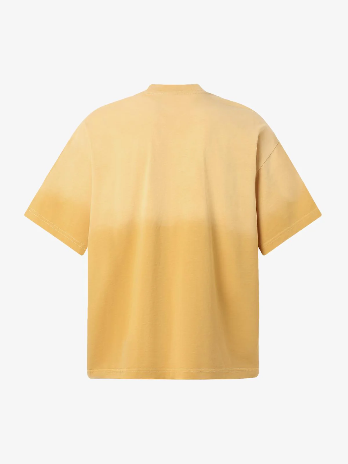 Distressed Gradient Letter Print Crew Neck T-shirt - Image 4