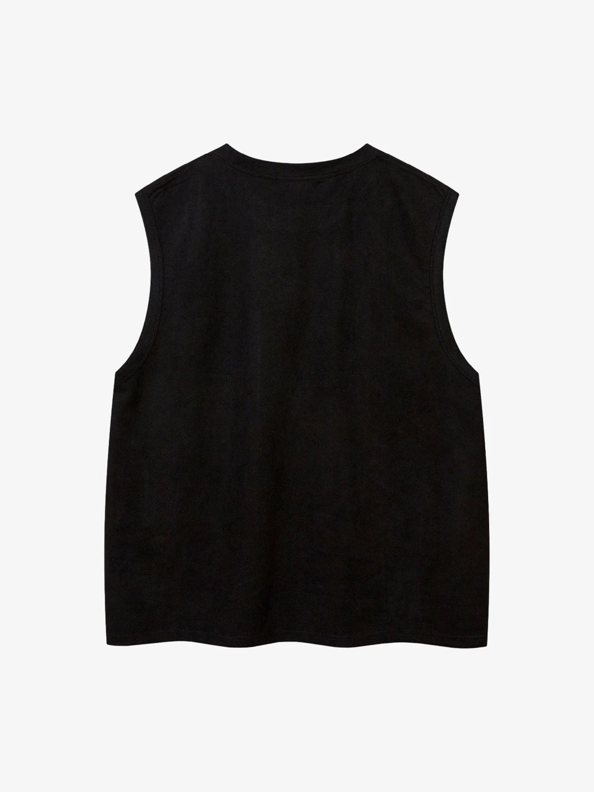 Suede Thorn Embroidered Vest - Image 4