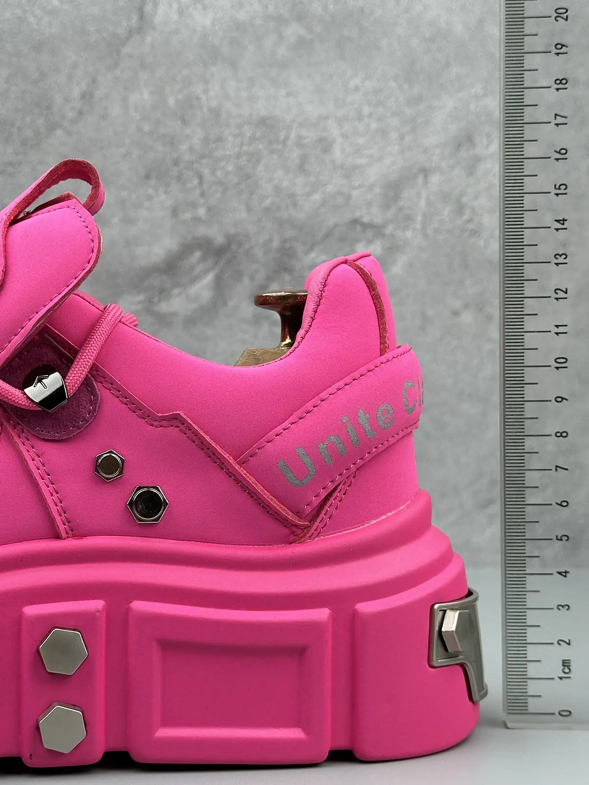 Punk Style Rivet Derby Shoes - Image 4