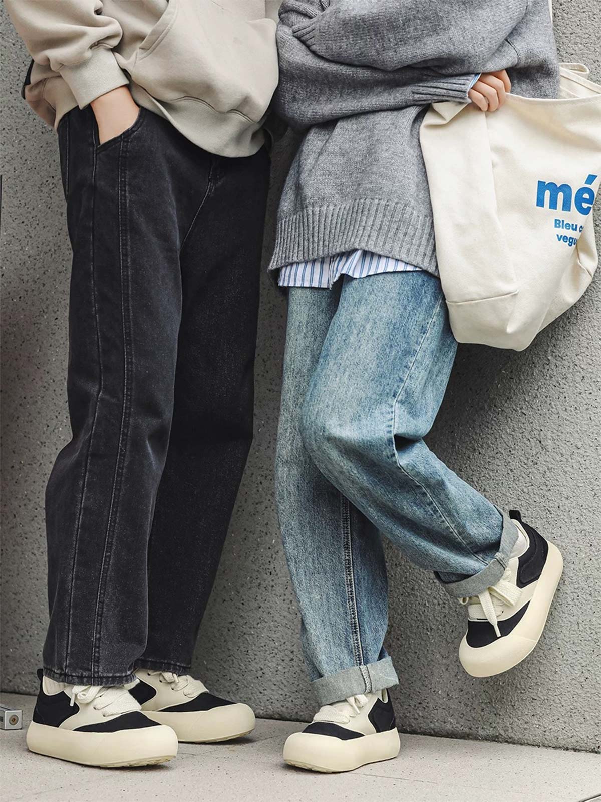 Thesupermade Chunky Round-Toe Color-Block Rap Sneakers - Image 9
