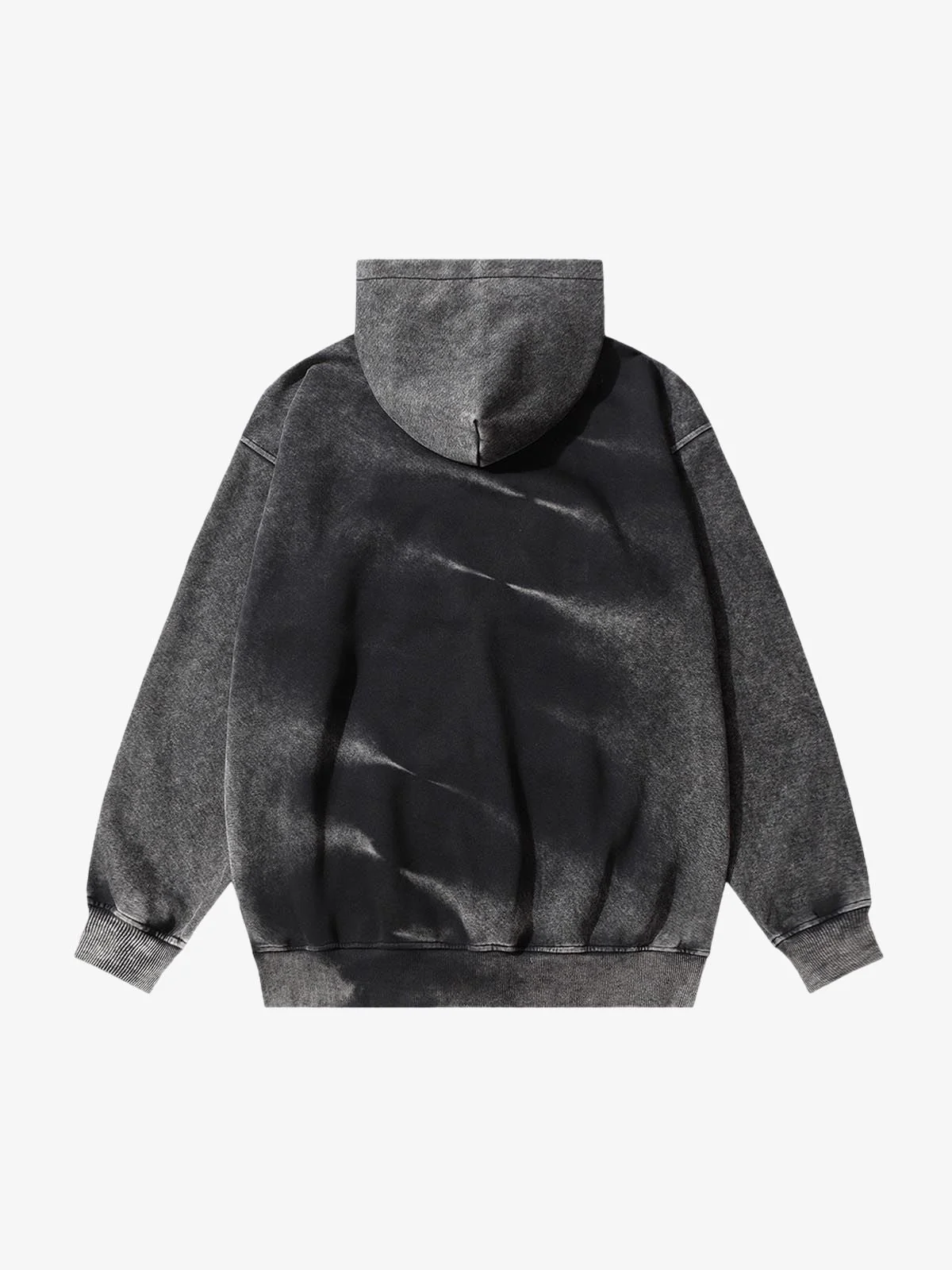 Thesupermade Tie-dye Contrasting Print Pullover Hoodie - Image 7