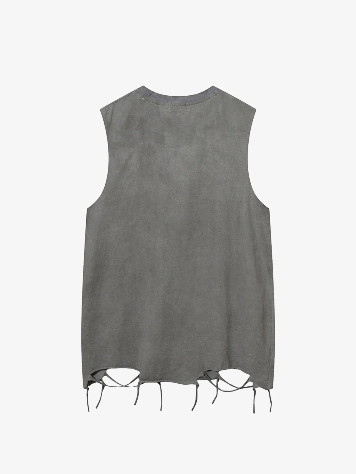 Thesupermade Vintage Necklace Star Print Hip-hop Tank Top - 2070 - Image 5