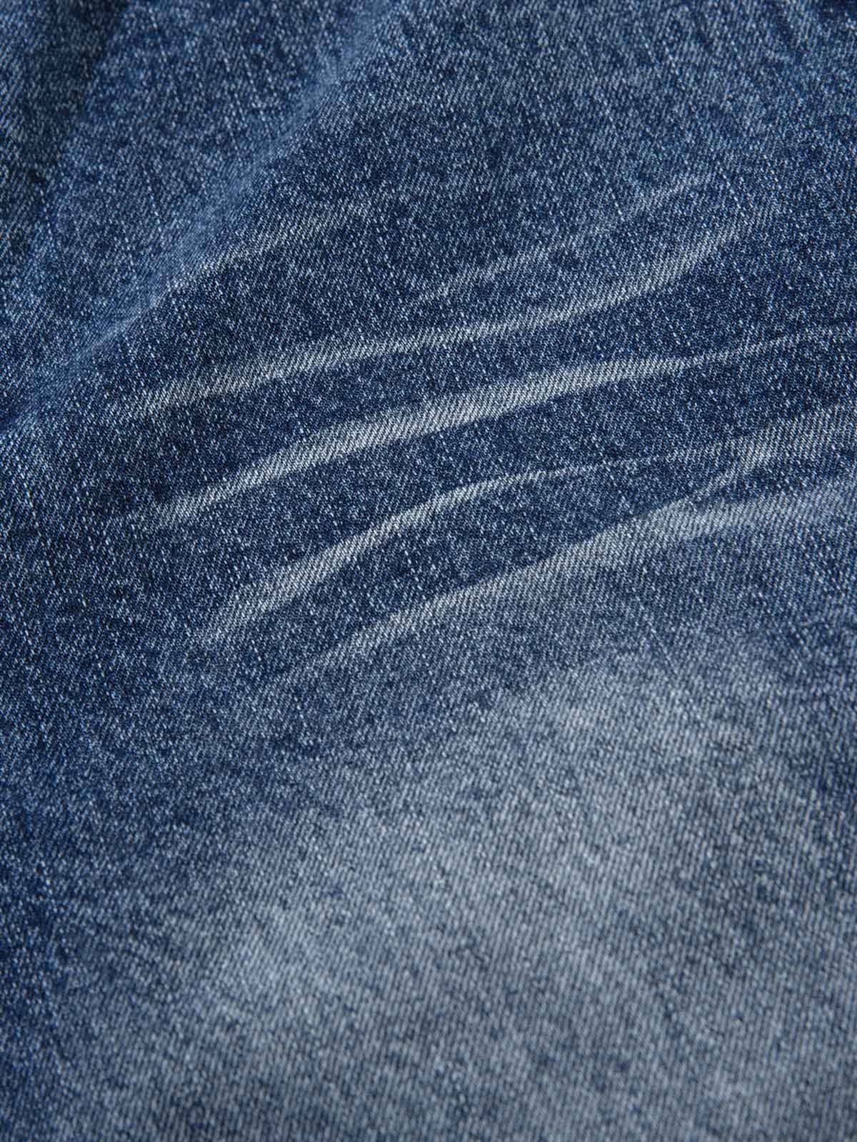 Washed Print Straight Jeans - Image 5