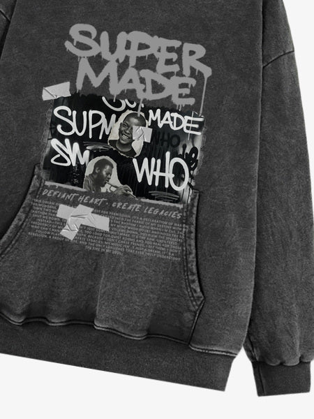 Trendy Retro Graffiti Character Hoodie - Image 15