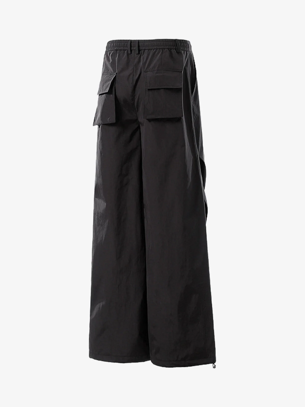 Vintage Drawstring Draped Embroidered Wide Leg Pants - Image 7