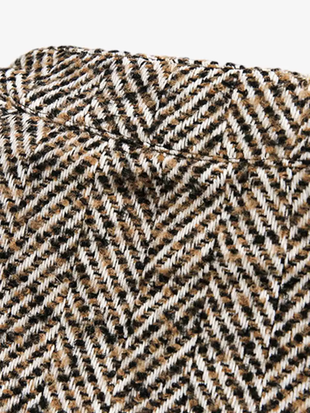 Vintage Herringbone Zip Up Jacket - Image 10
