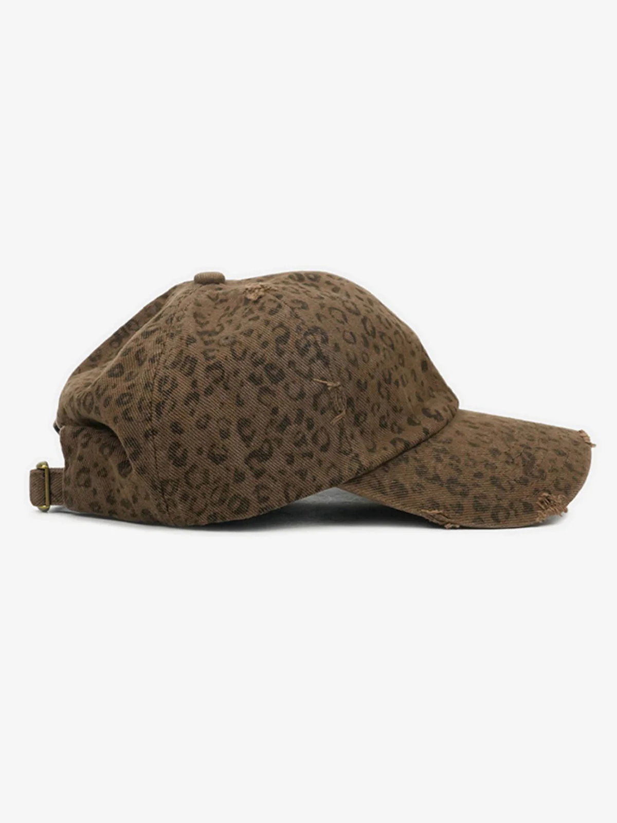 Vintage Leopard Print Distressed Baseball Cap - Image 6