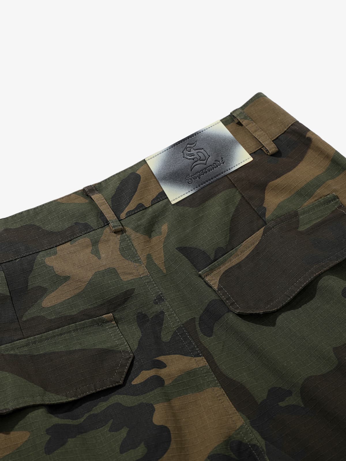 Vintage Multi-Pocket Functional Camo Cargo Pants - Image 12