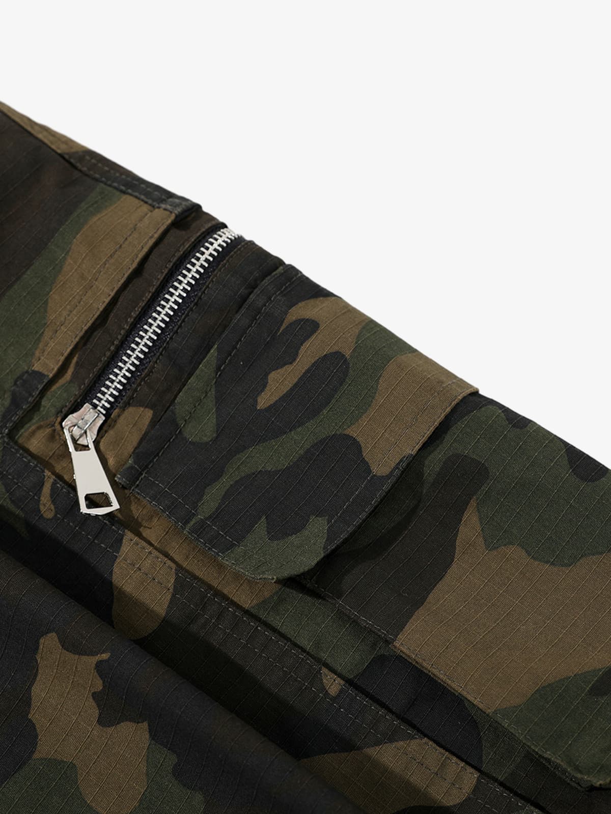 Vintage Multi-Pocket Functional Camo Cargo Pants - Image 13