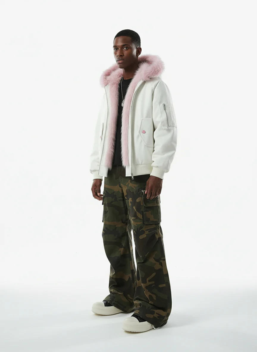 Vintage Multi-Pocket Functional Camo Cargo Pants - Image 3