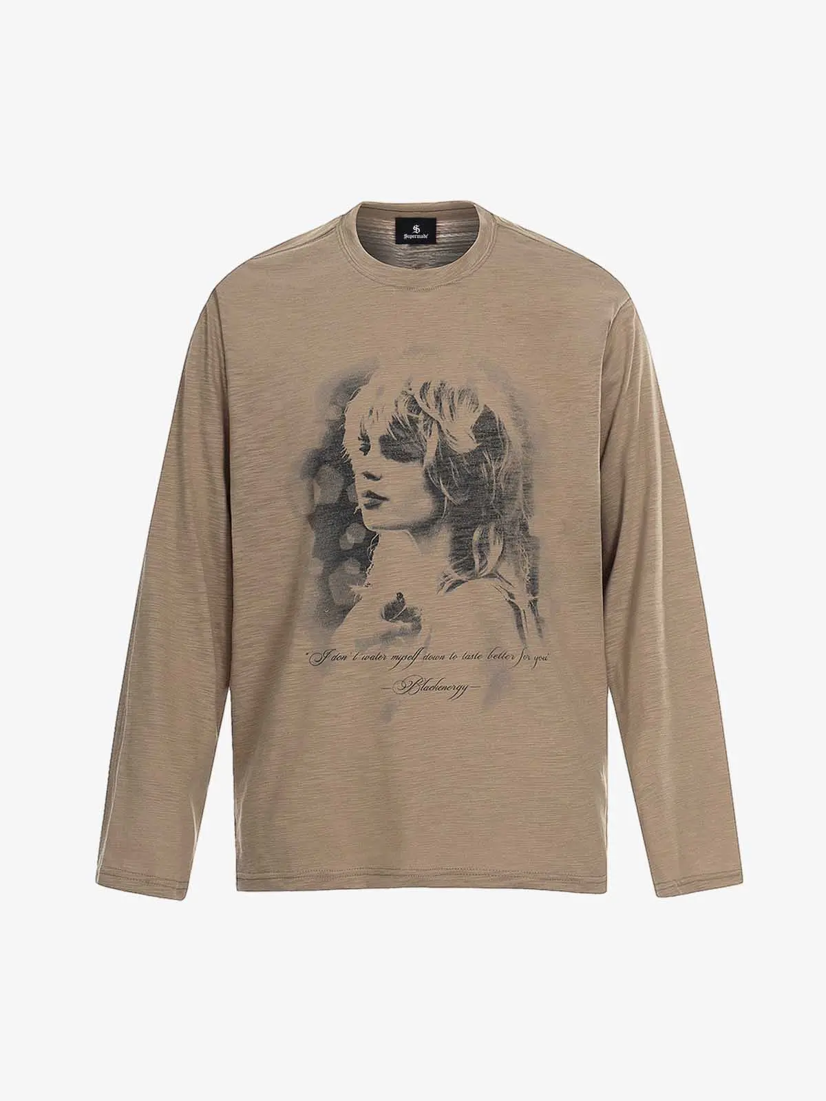 Vintage Portrait Graphic Long Sleeve T-Shirt - Image 6
