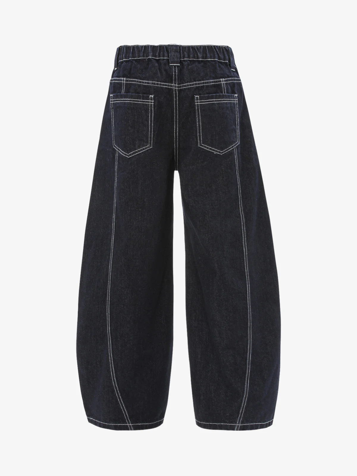 Vintage Topstitched Scimitar Jeans - Image 3