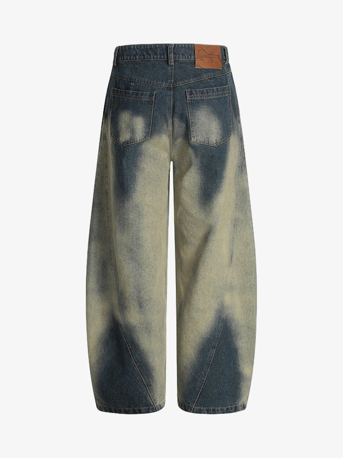 Vintage Washed Distressed Dyed Scimitar Jeans - Image 2