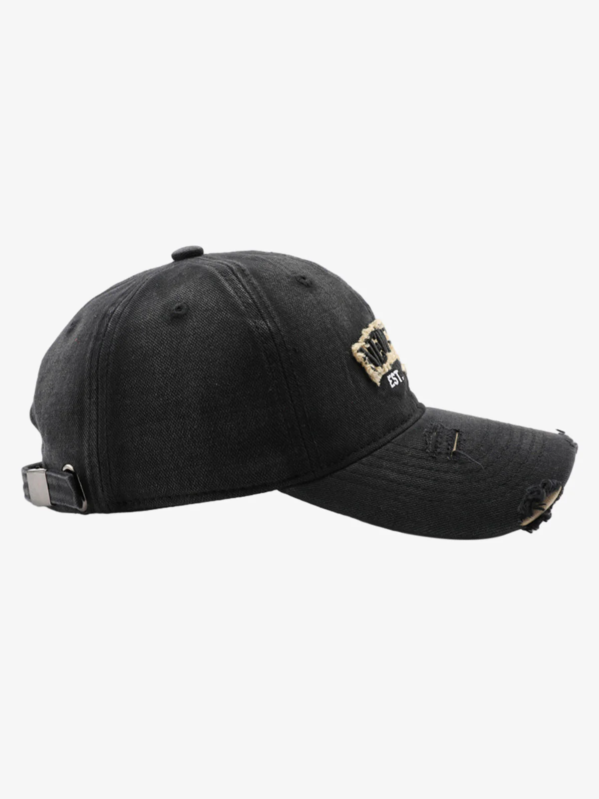 Vintage Washed Distressed Letter Embroidery Baseball Cap - Image 6