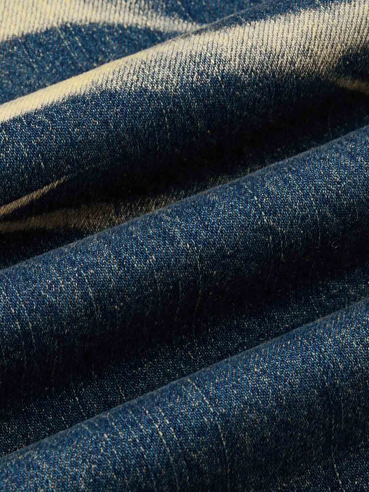 Vintage Washed Distressed Straight-Leg Jeans - Image 8
