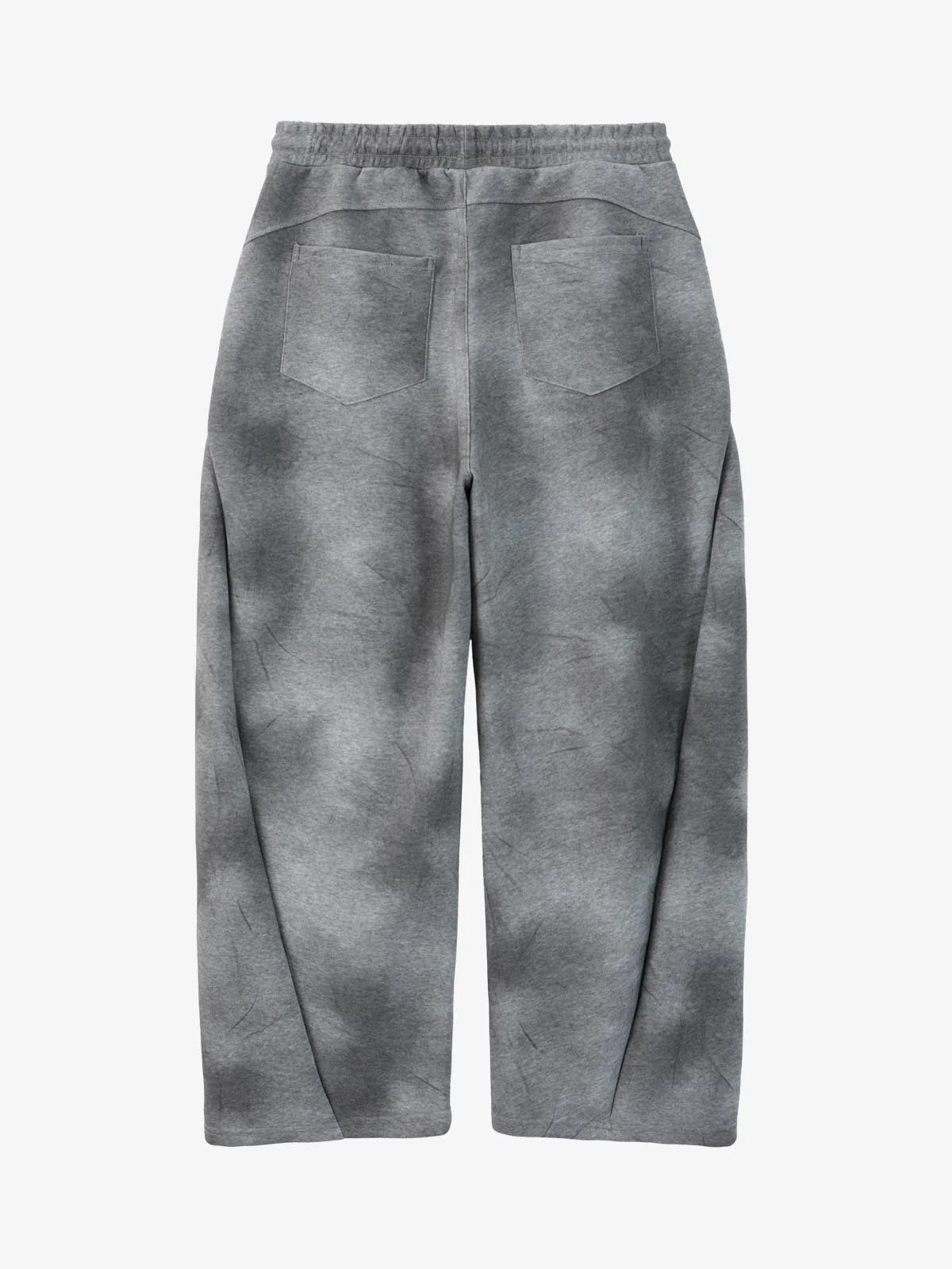 Vintage Washed Tie-Dye Zip Up Hoodie & Barrel Sweatpants Tracksuit - Image 12